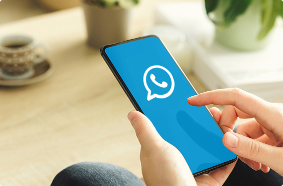 Móvil con Whatssap
